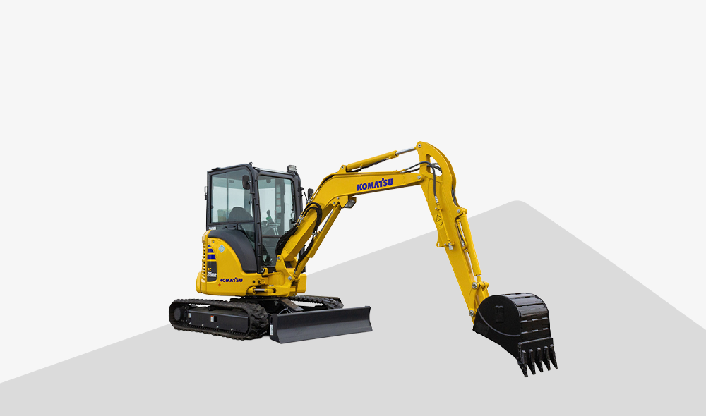 KOMATSU PC35MR-5 miniescavatore cingolato per privati ed aziende engi trade lecce