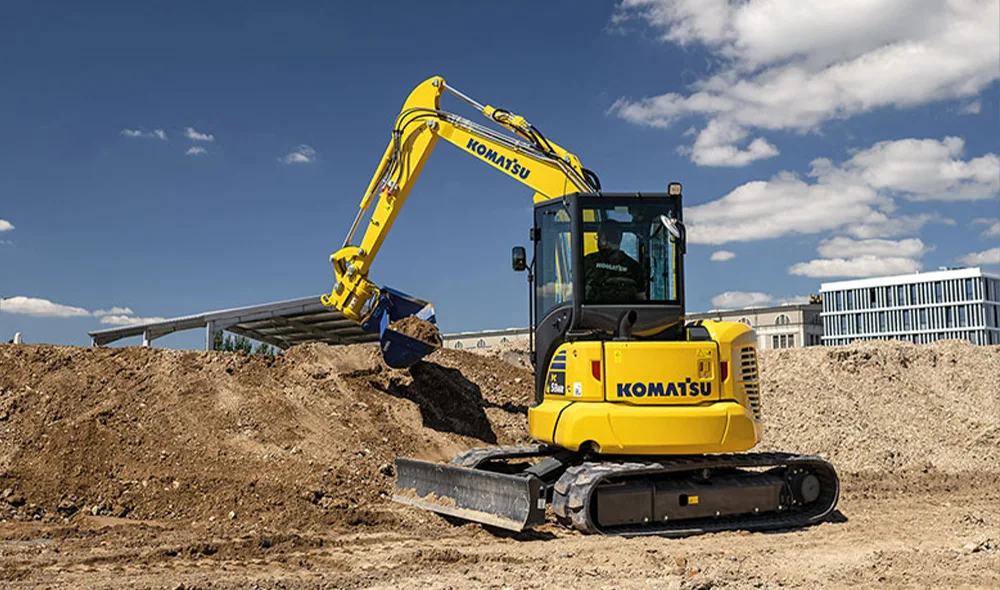 miniescavatore komatsu pc58mr‑5 motore stage v 29 kw