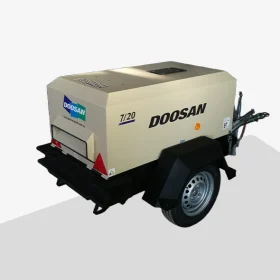 compressore doosan 7 20 stage 3 rimorchiabile compatto
