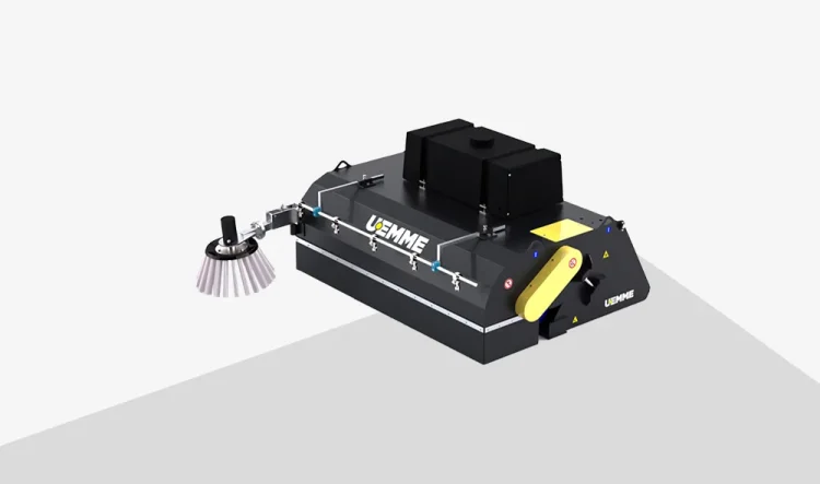 manta hd 1800 benna spazzatrice con slitte hardox e lama acciaio