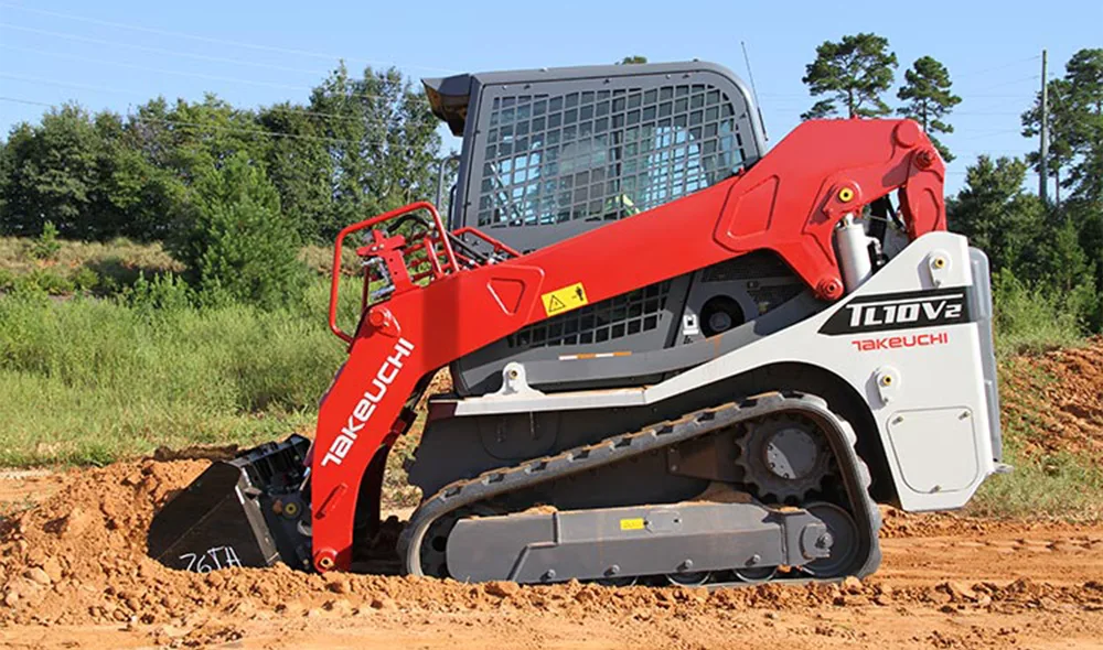 takeuchi tl10v2 cabina comfort display 5,7″ e telecamera posteriore